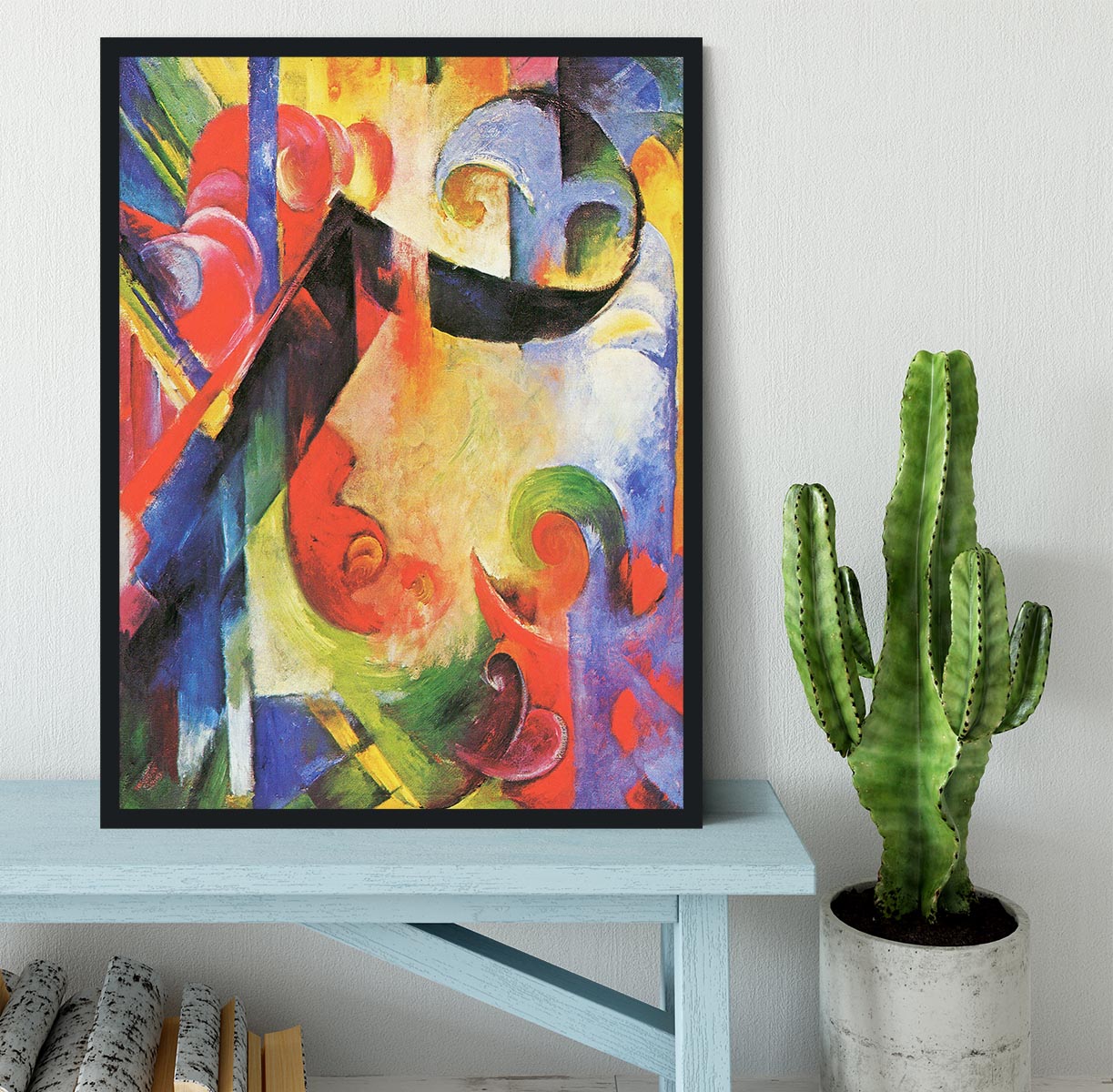 Broken Forms by Franz Marc Framed Print - Canvas Art Rocks - 2