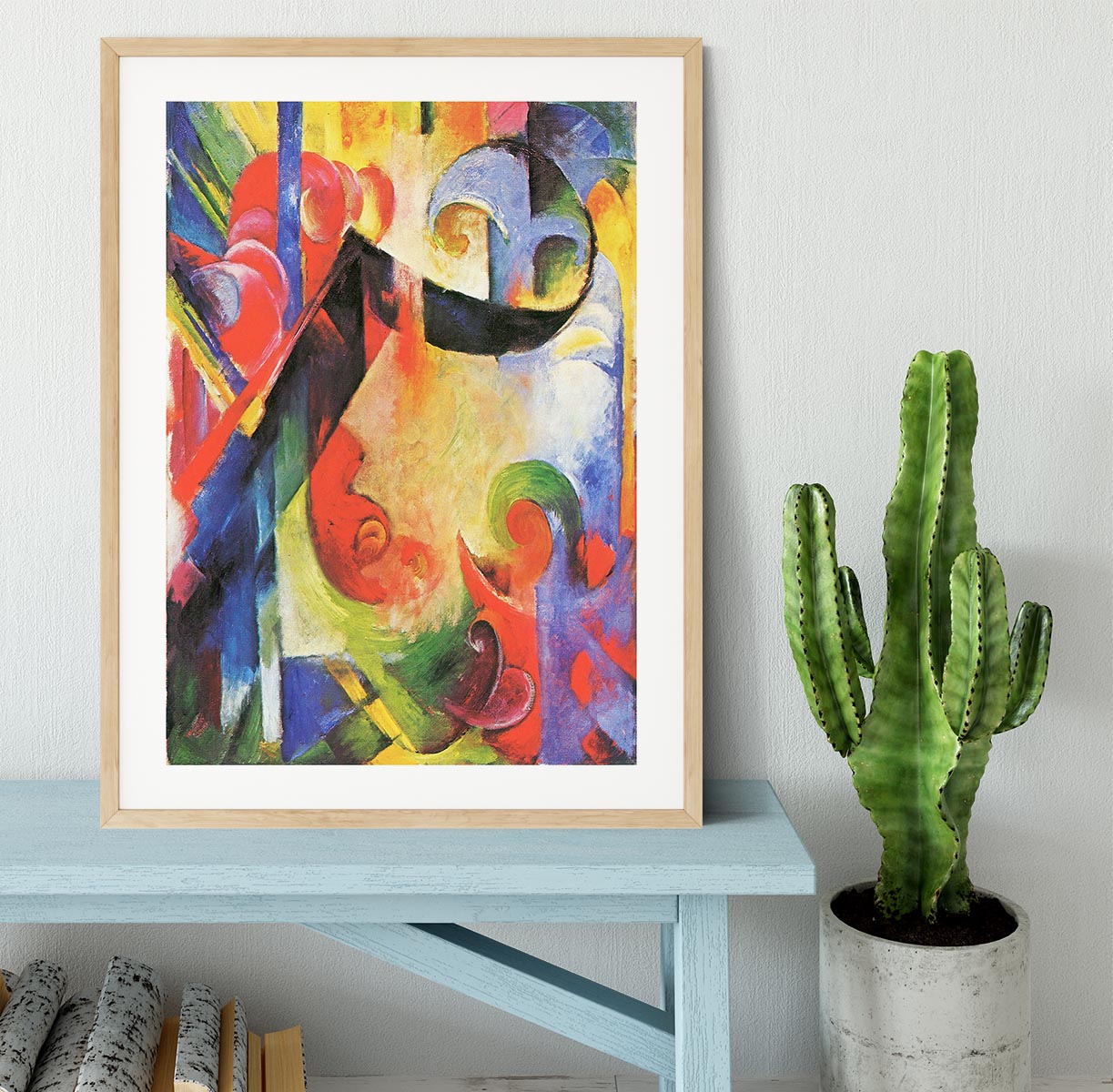 Broken Forms by Franz Marc Framed Print - Canvas Art Rocks - 3