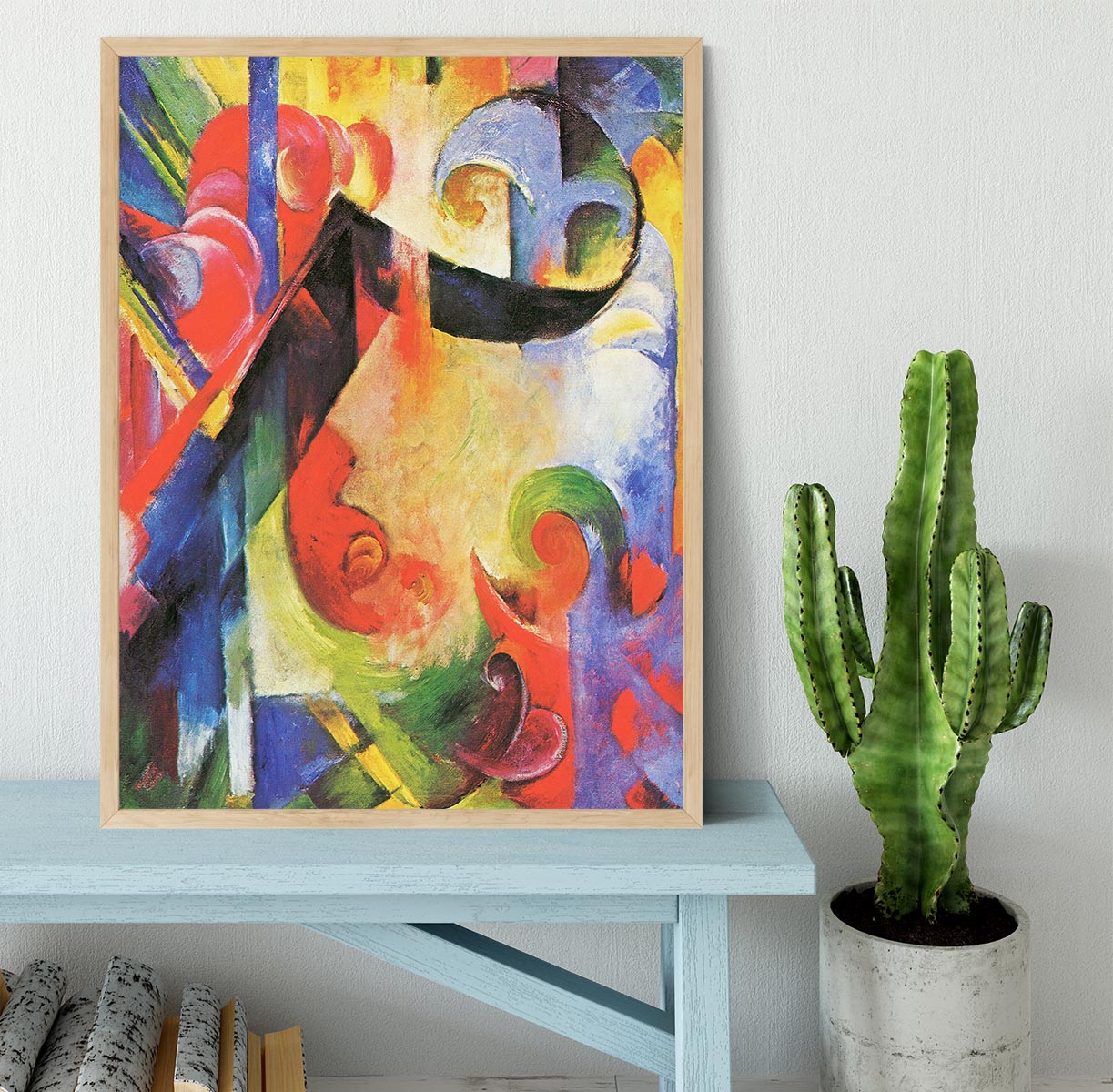 Broken Forms by Franz Marc Framed Print - Canvas Art Rocks - 4