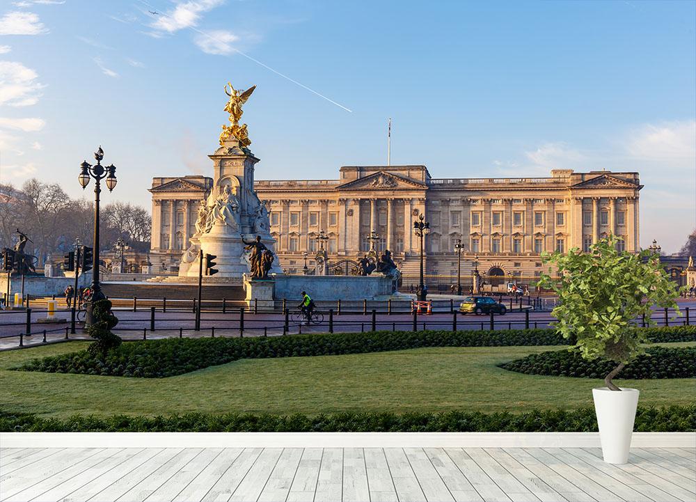 Buckingham palace in early winter morning Wall Mural Wallpaper - Canvas Art Rocks - 4