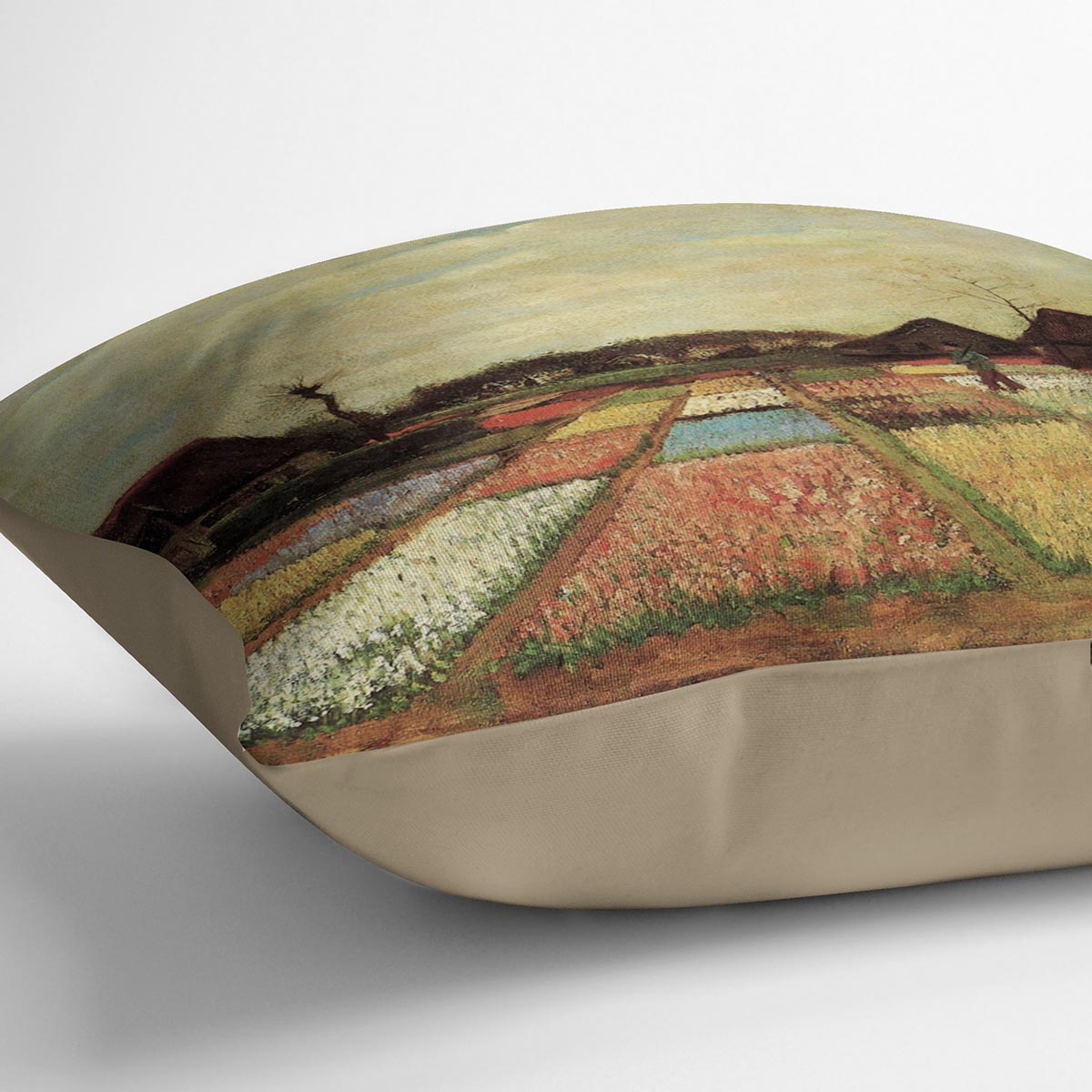 Bulb Fields by Van Gogh Cushion