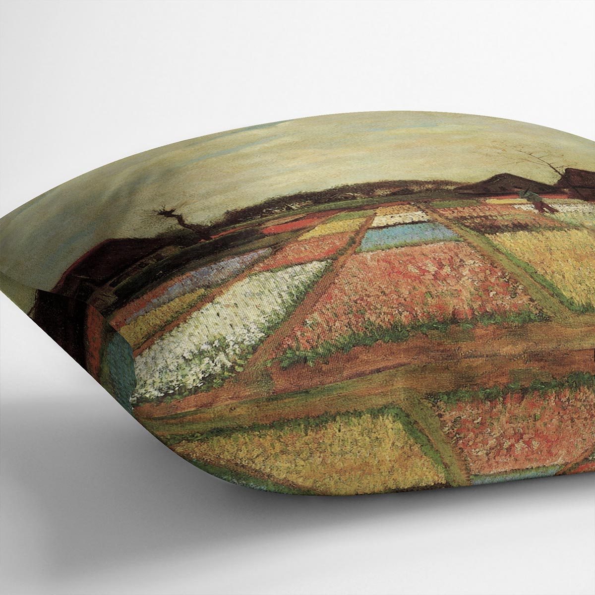 Bulb Fields by Van Gogh Cushion