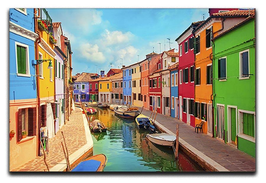 Burano Venetian Lagoon Canvas Print or Poster  - Canvas Art Rocks - 1