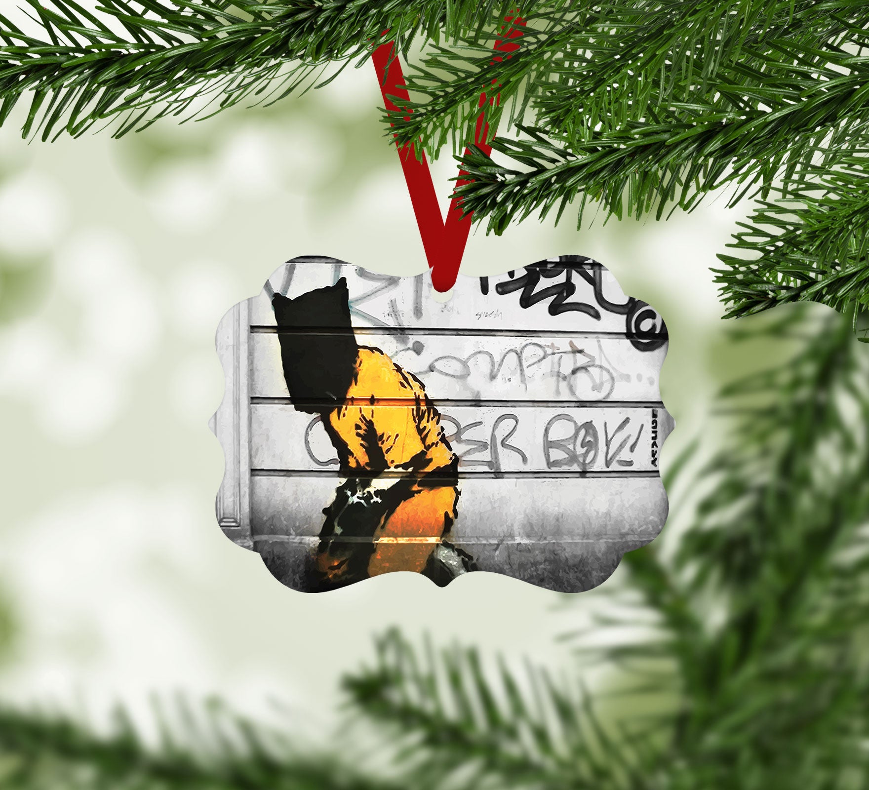 Banksy Guantanamo Bay Detainee Christmas Ornament