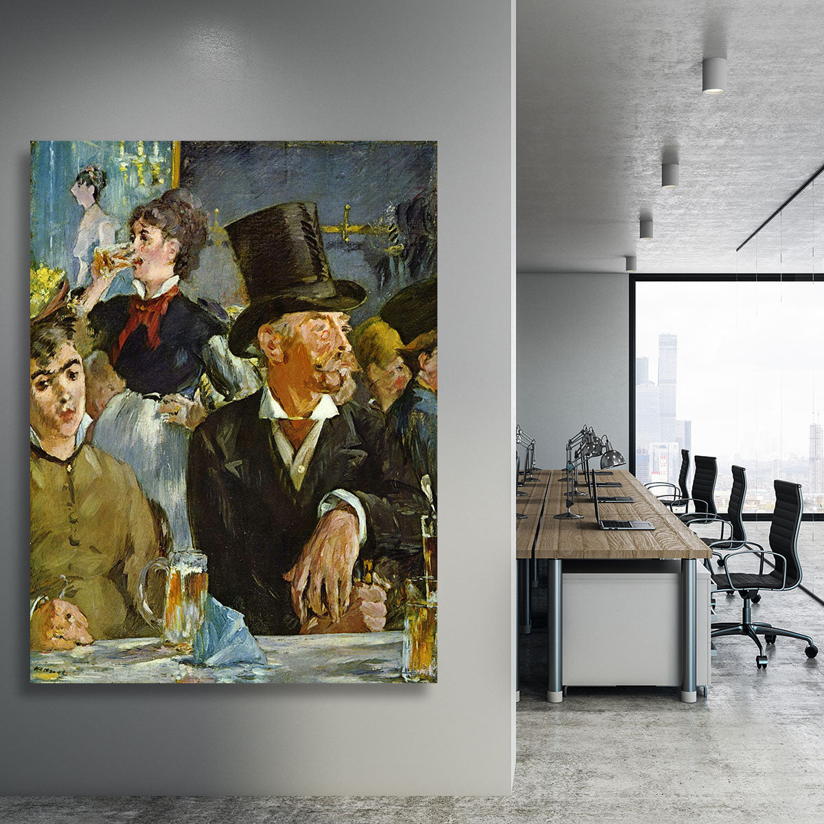 Cafe Concert by Manet Canvas Print or Poster - Canvas Art Rocks - 3