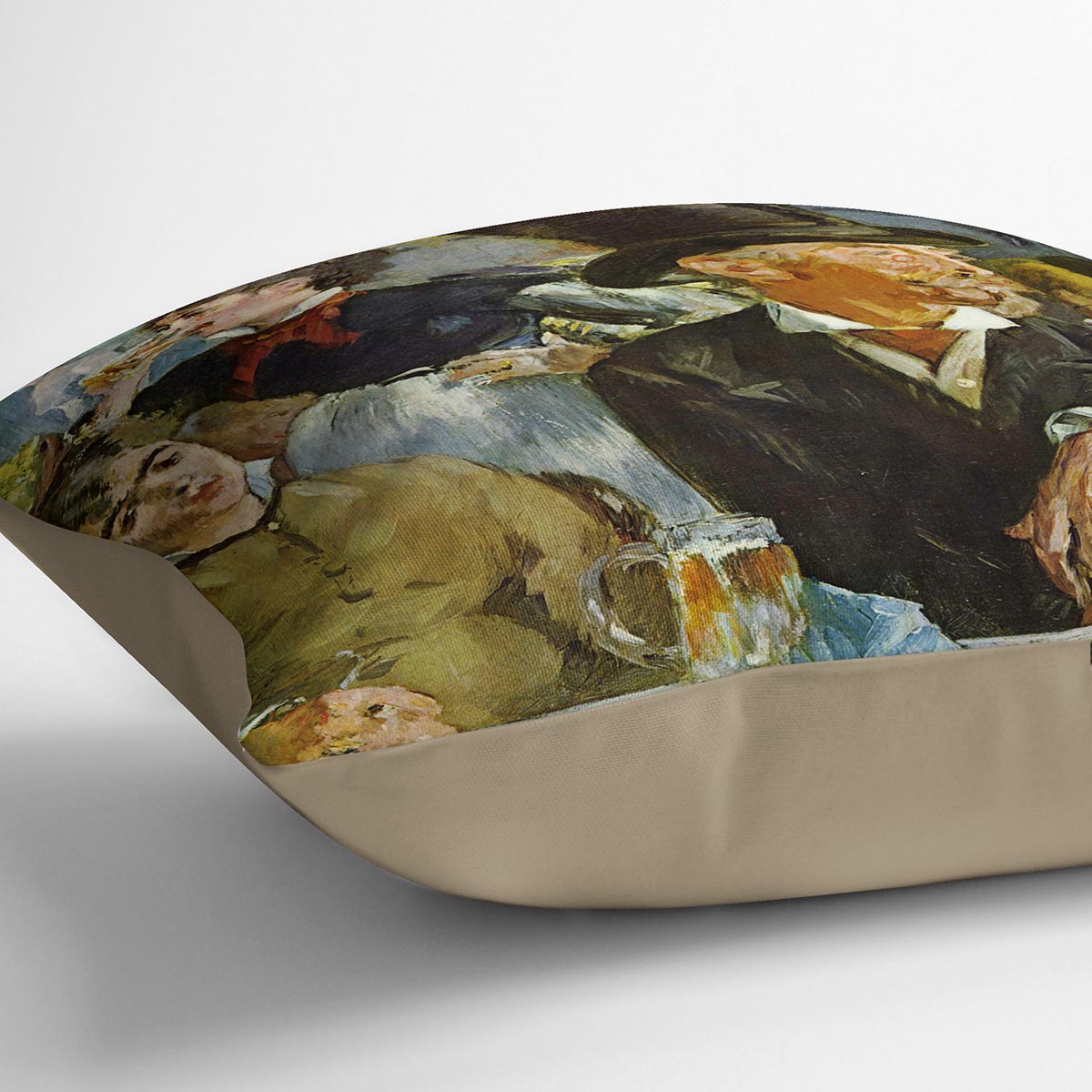 Cafe Concert by Manet Cushion