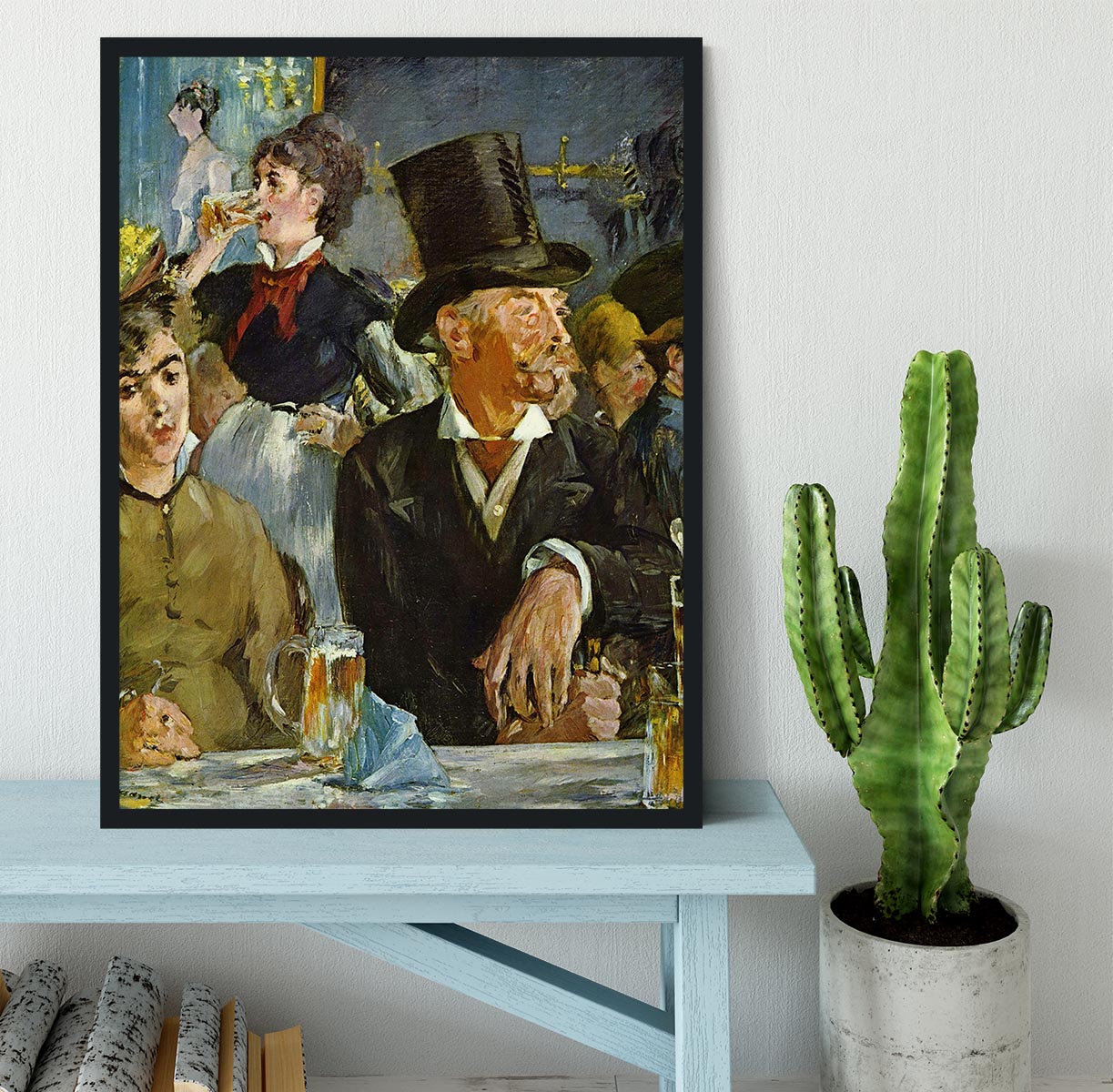 Cafe Concert by Manet Framed Print - Canvas Art Rocks - 2