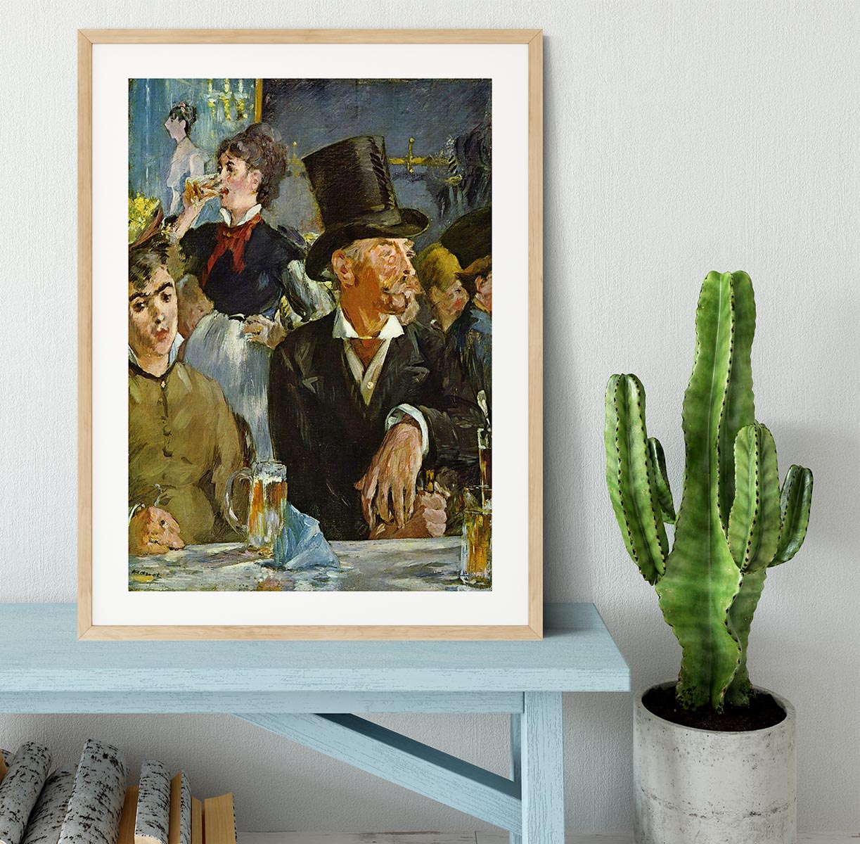Cafe Concert by Manet Framed Print - Canvas Art Rocks - 3