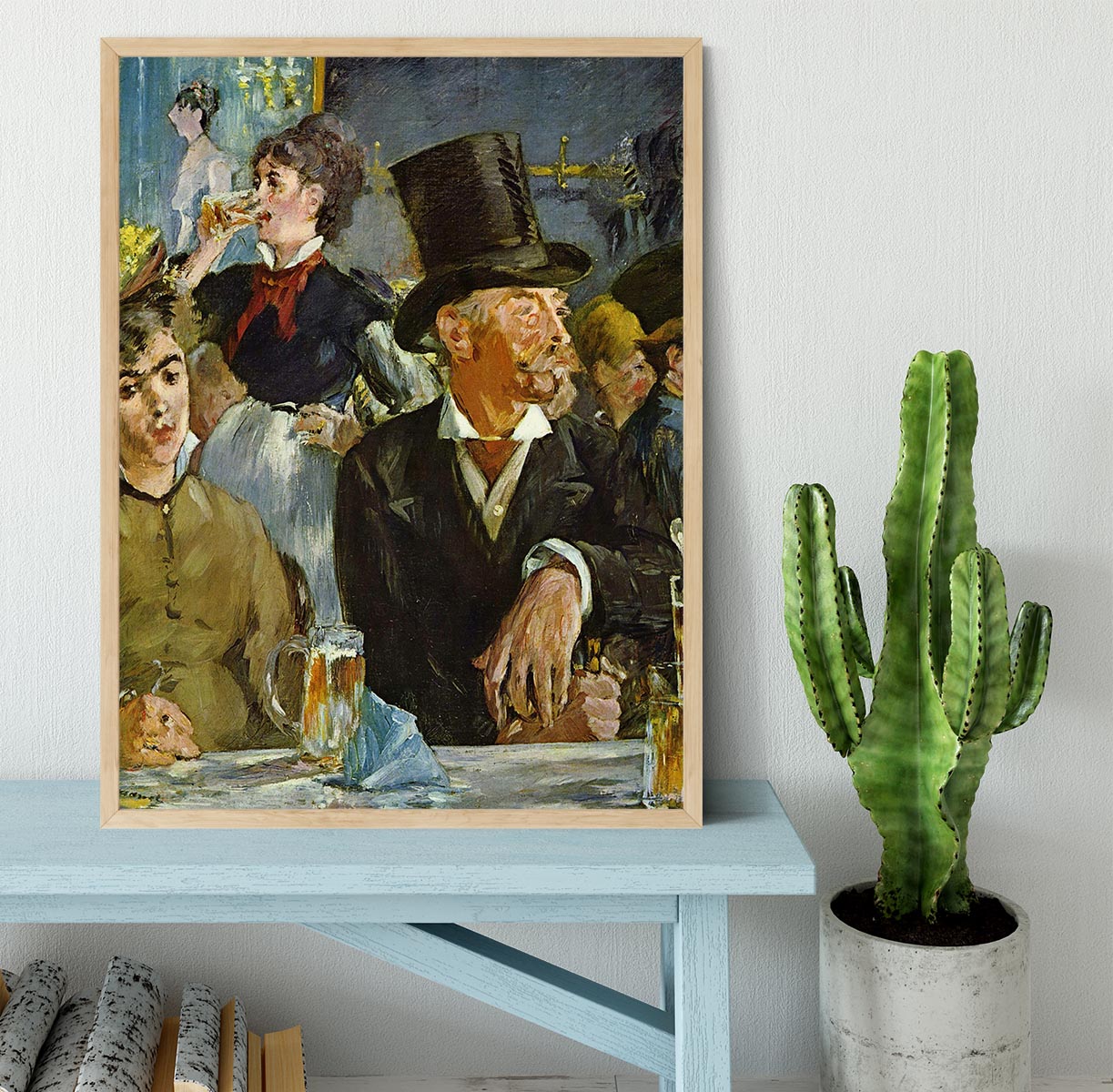 Cafe Concert by Manet Framed Print - Canvas Art Rocks - 4