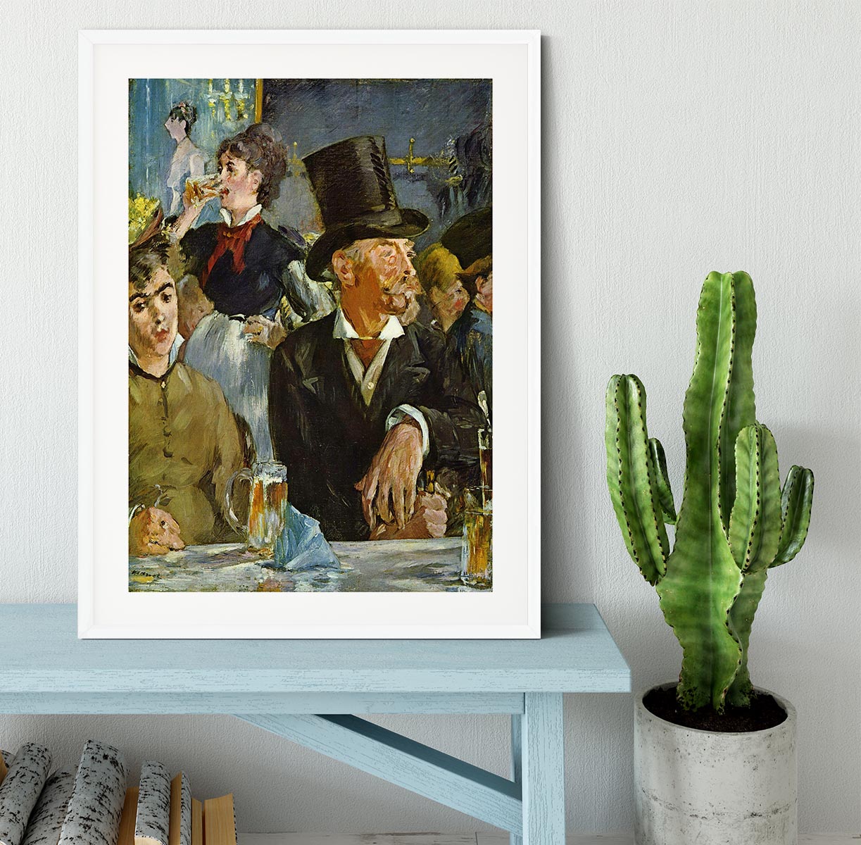 Cafe Concert by Manet Framed Print - Canvas Art Rocks - 5