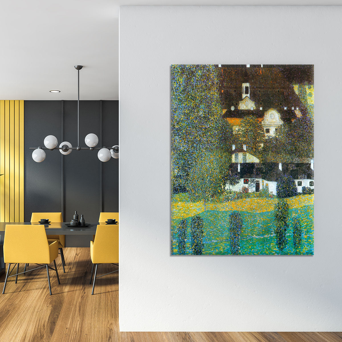 Castle Chamber at Attersee II by Klimt Canvas Print or Poster - Canvas Art Rocks - 4