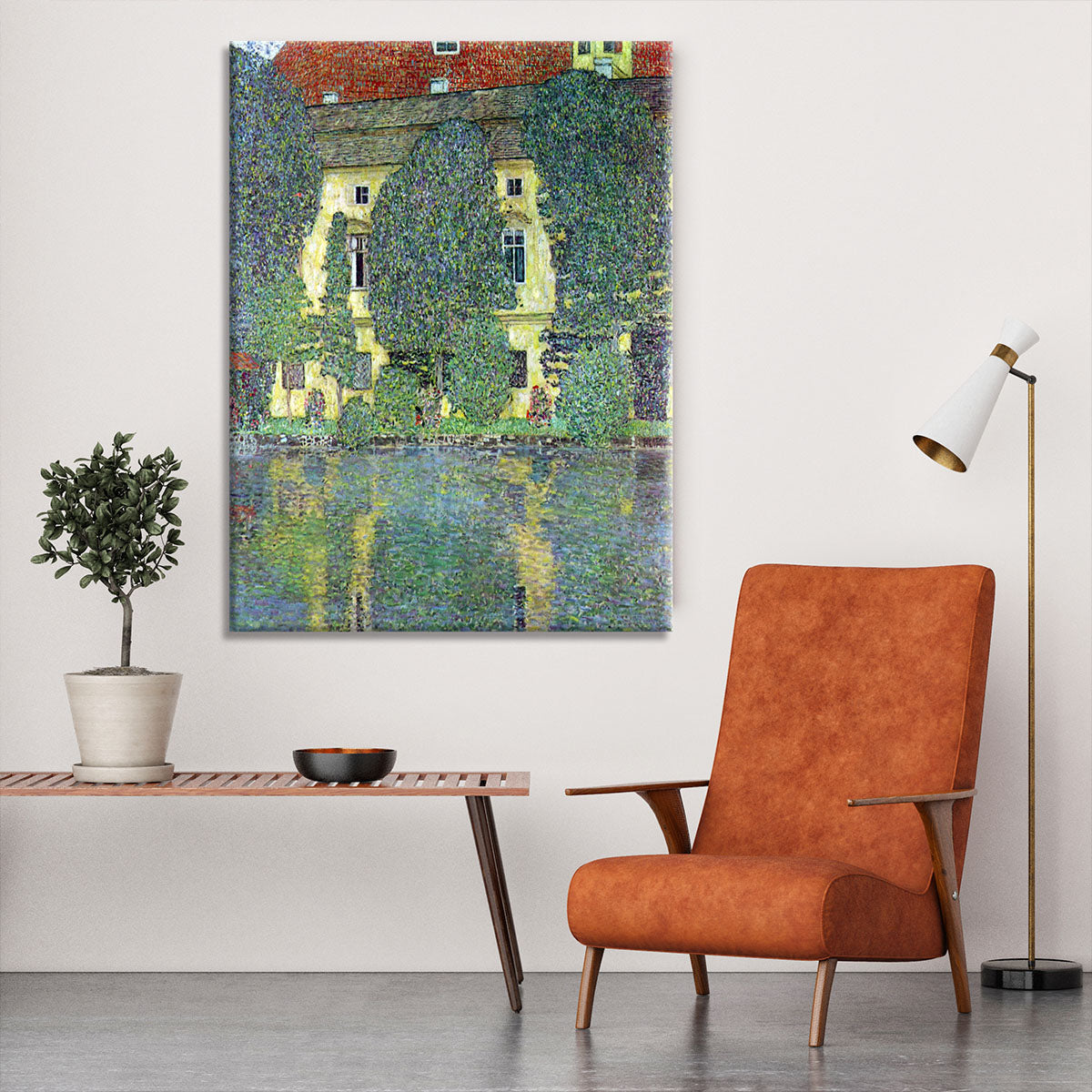 Castle at the Attersee by Klimt Canvas Print or Poster - Canvas Art Rocks - 6