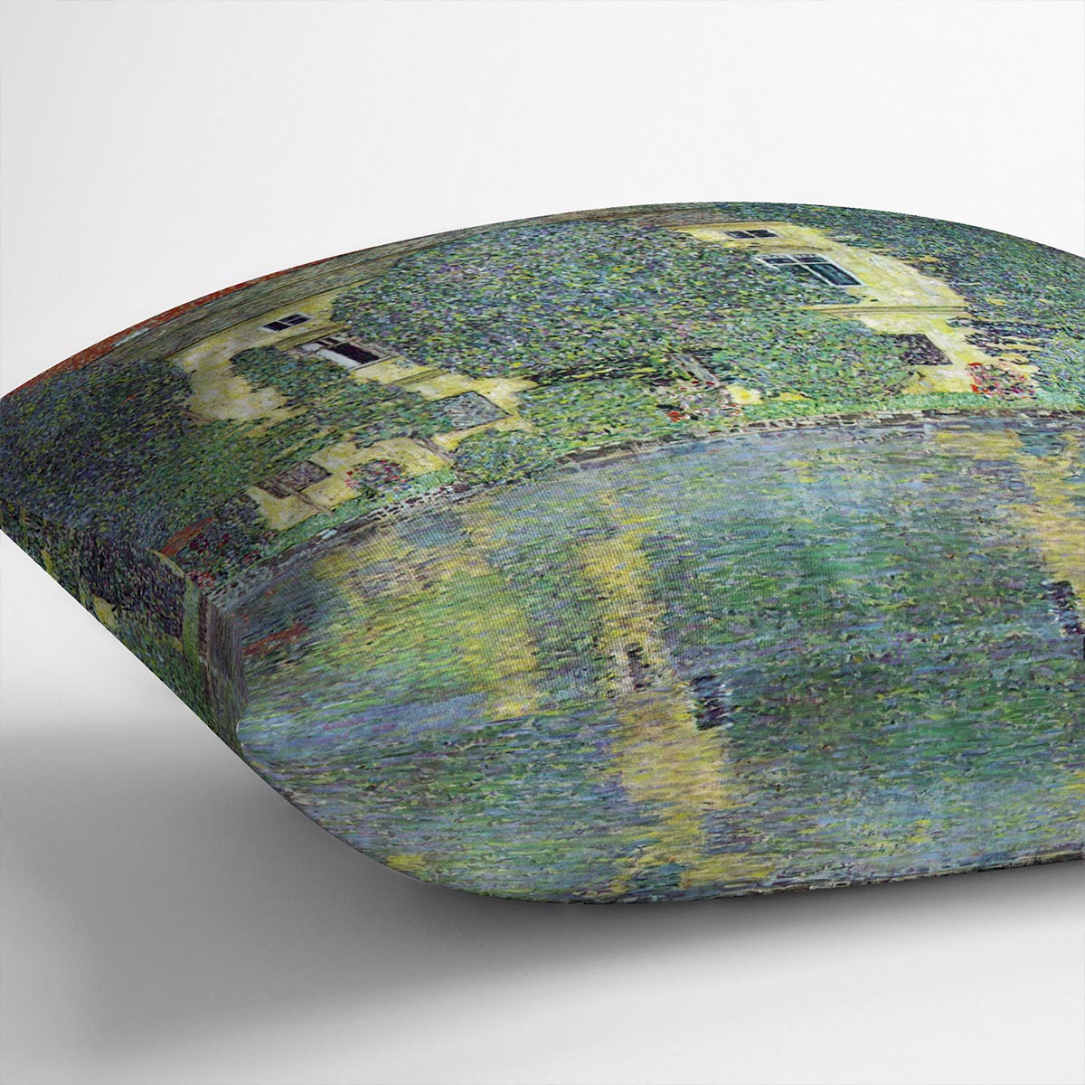 Castle at the Attersee by Klimt Cushion