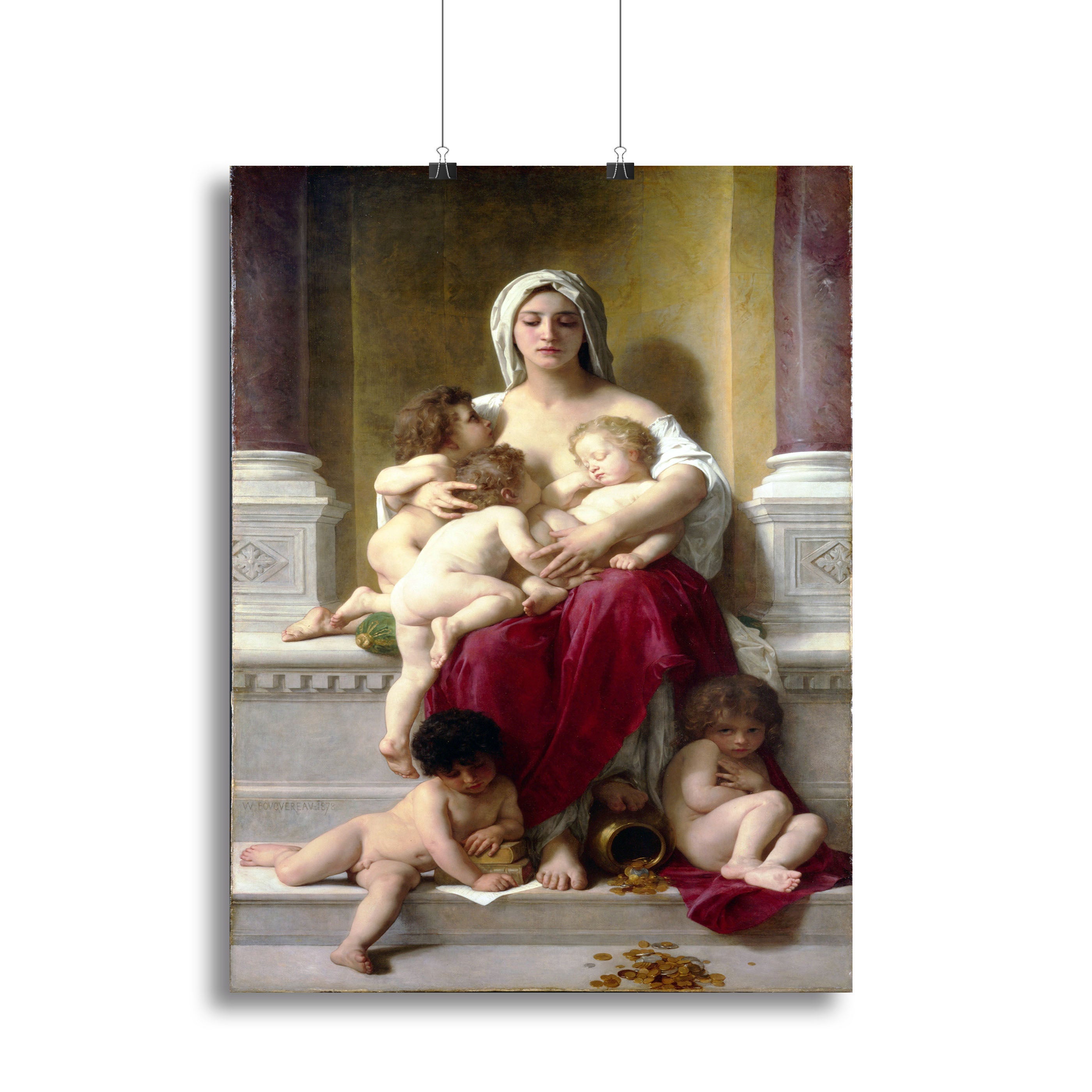 Charity By Bouguereau Canvas Print or Poster - Canvas Art Rocks - 2
