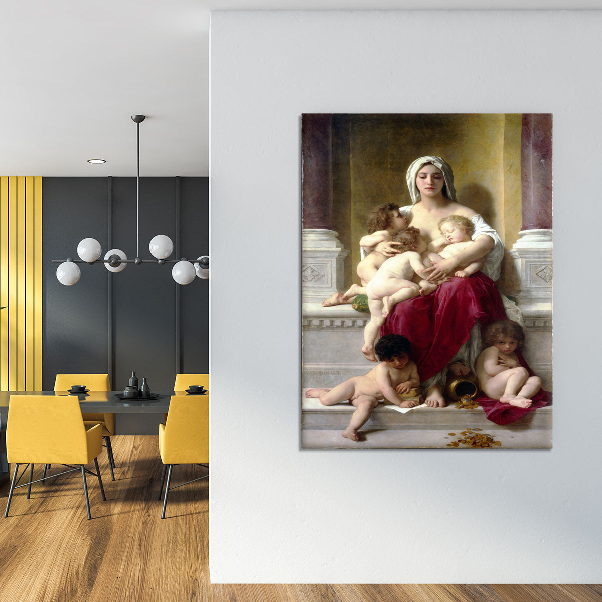 Charity By Bouguereau Canvas Print or Poster - Canvas Art Rocks - 4