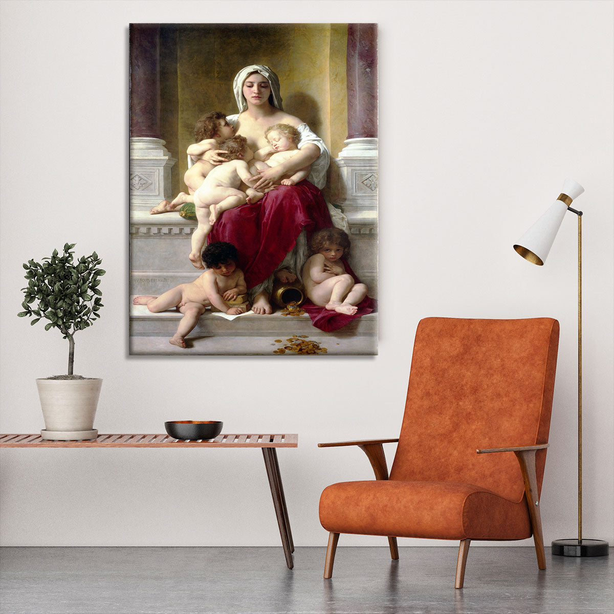 Charity By Bouguereau Canvas Print or Poster - Canvas Art Rocks - 6