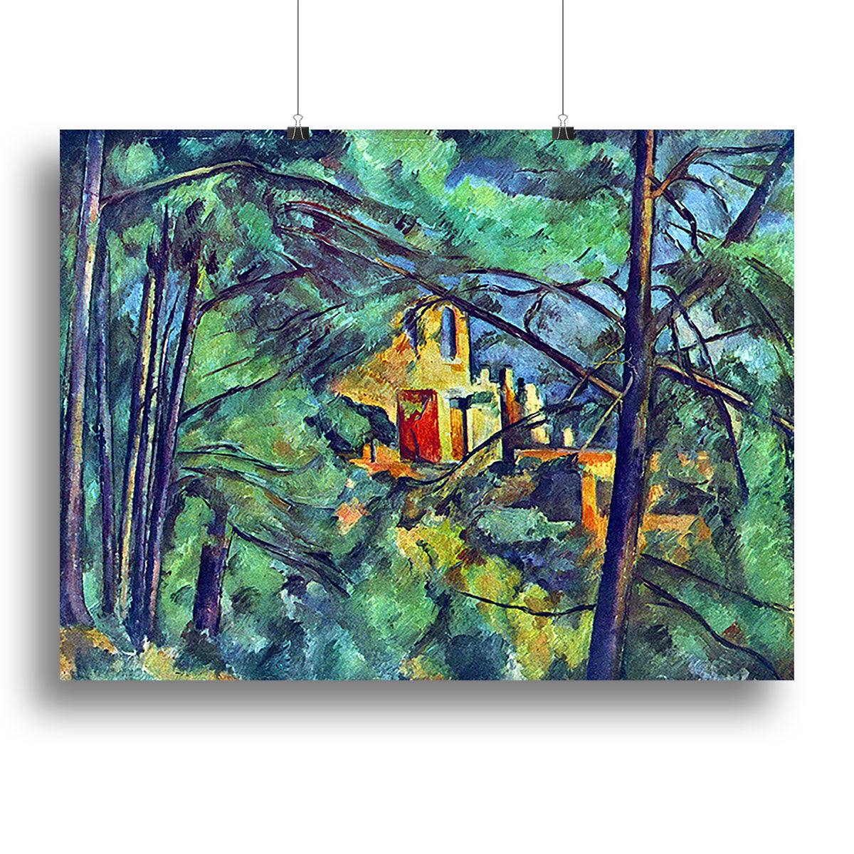 Chateau Noir by Cezanne Canvas Print or Poster - Canvas Art Rocks - 2
