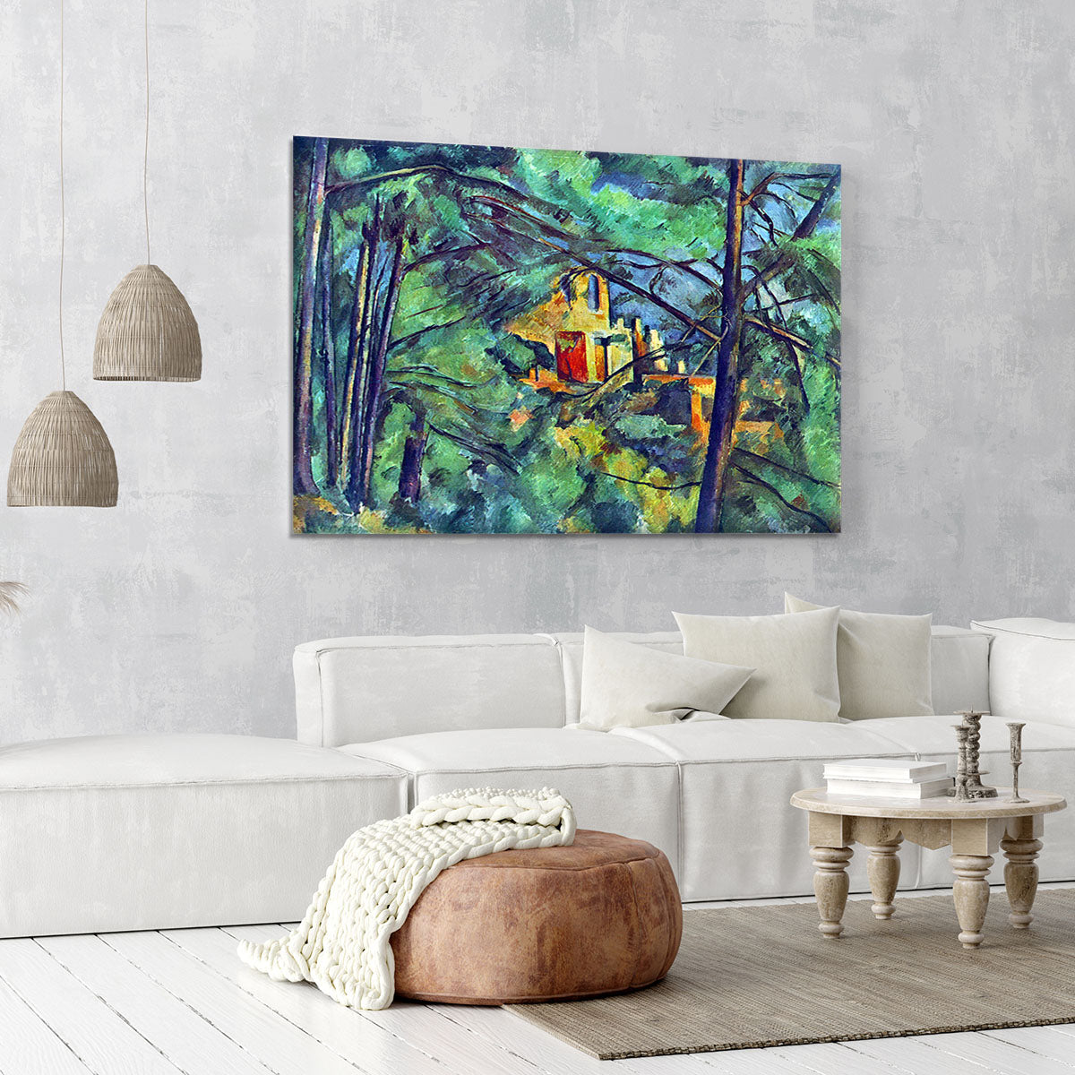 Chateau Noir by Cezanne Canvas Print or Poster - Canvas Art Rocks - 6