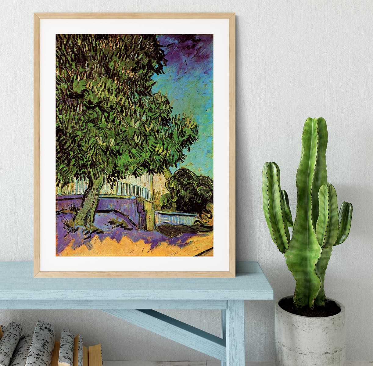 Chestnut Tree in Blossom by Van Gogh Framed Print - Canvas Art Rocks - 3