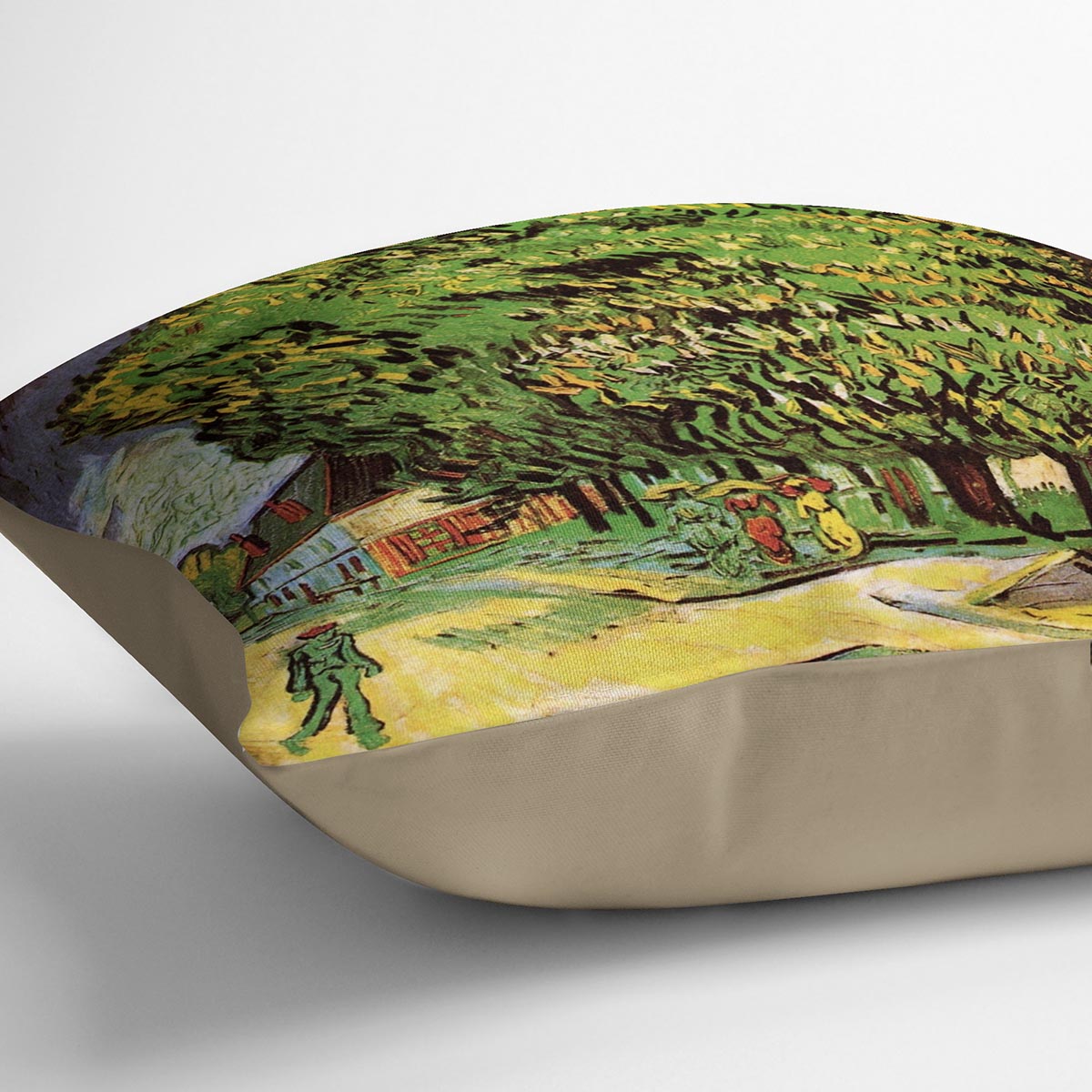 Chestnut Trees in Blossom by Van Gogh Cushion
