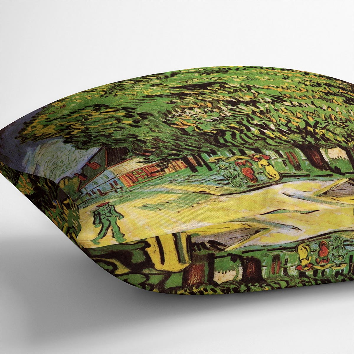 Chestnut Trees in Blossom by Van Gogh Cushion