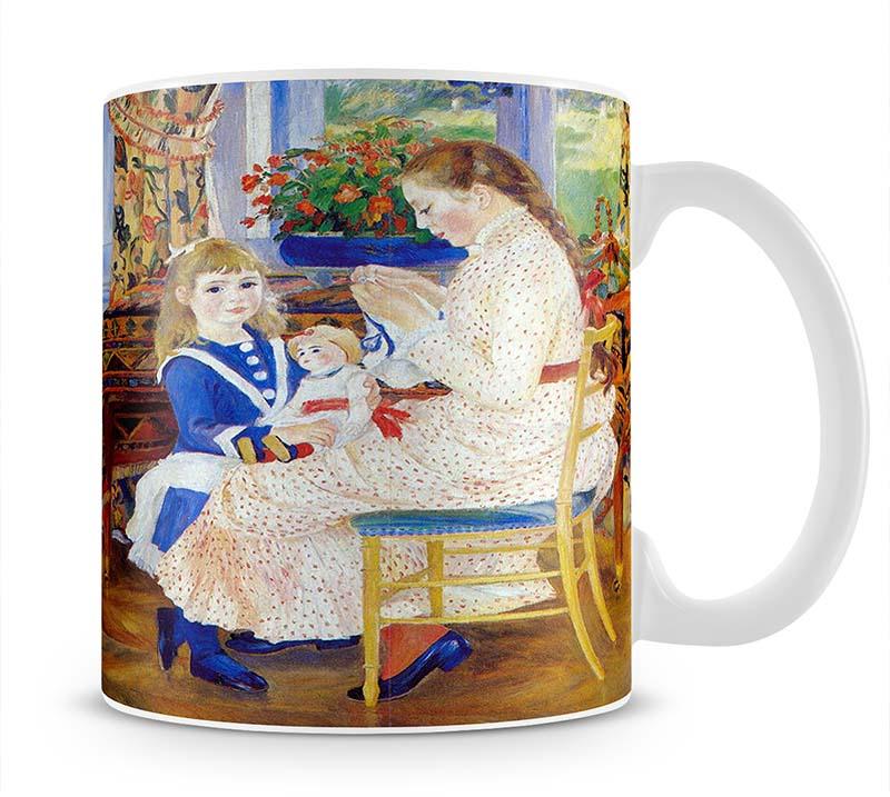 Children in the afternoon in Wargemont by Renoir Mug - Canvas Art Rocks - 1