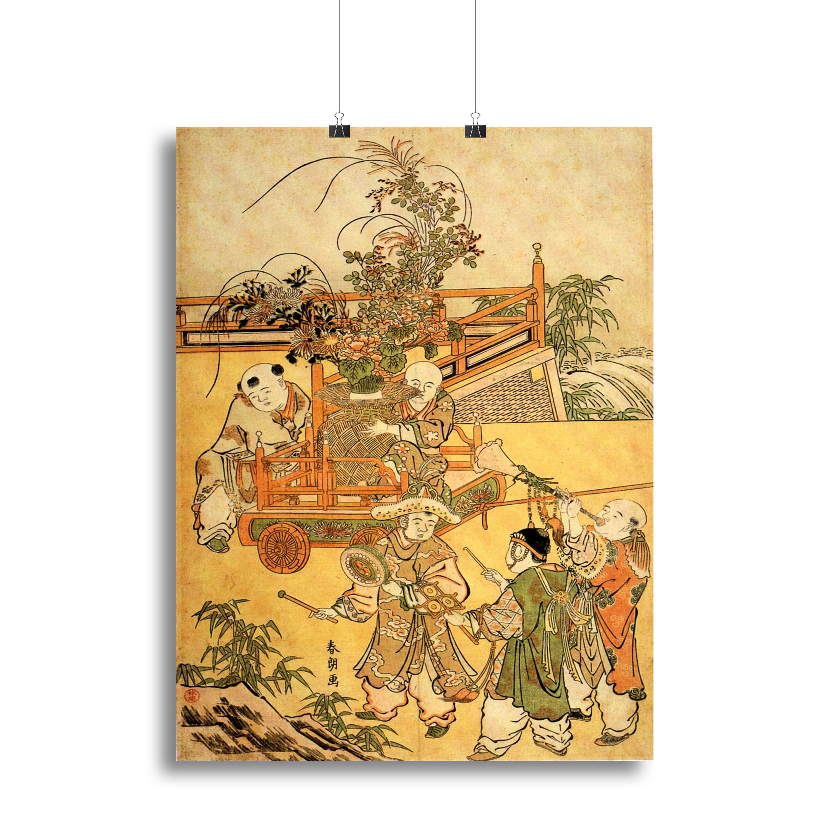 Chinese children by Hokusai Canvas Print or Poster - Canvas Art Rocks - 2