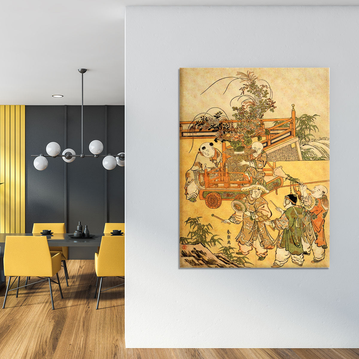 Chinese children by Hokusai Canvas Print or Poster - Canvas Art Rocks - 4