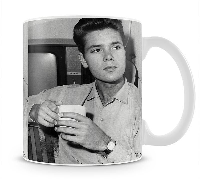 Cliff Richard with a cup of tea Mug - Canvas Art Rocks - 1