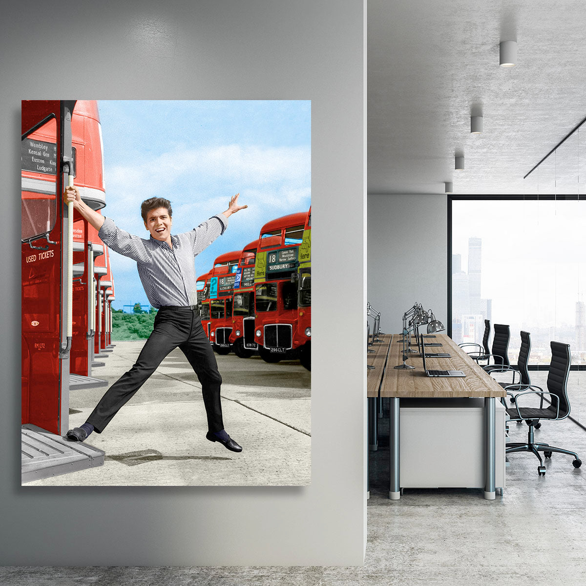 Cliff in Summer Holiday Canvas Print or Poster - Canvas Art Rocks - 3