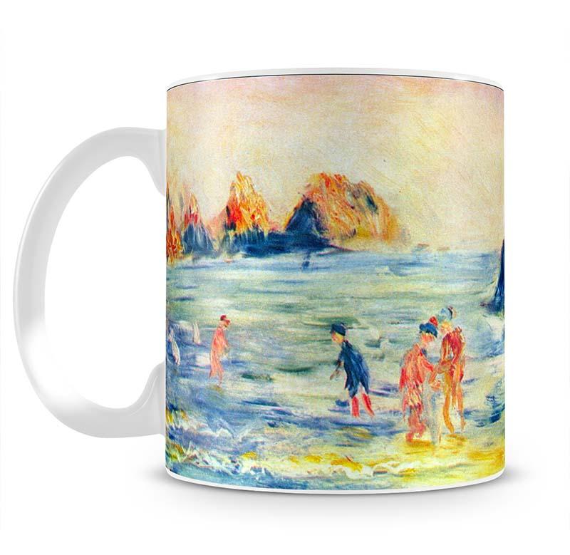 Cliffs at Guernsey by Renoir Mug - Canvas Art Rocks - 2