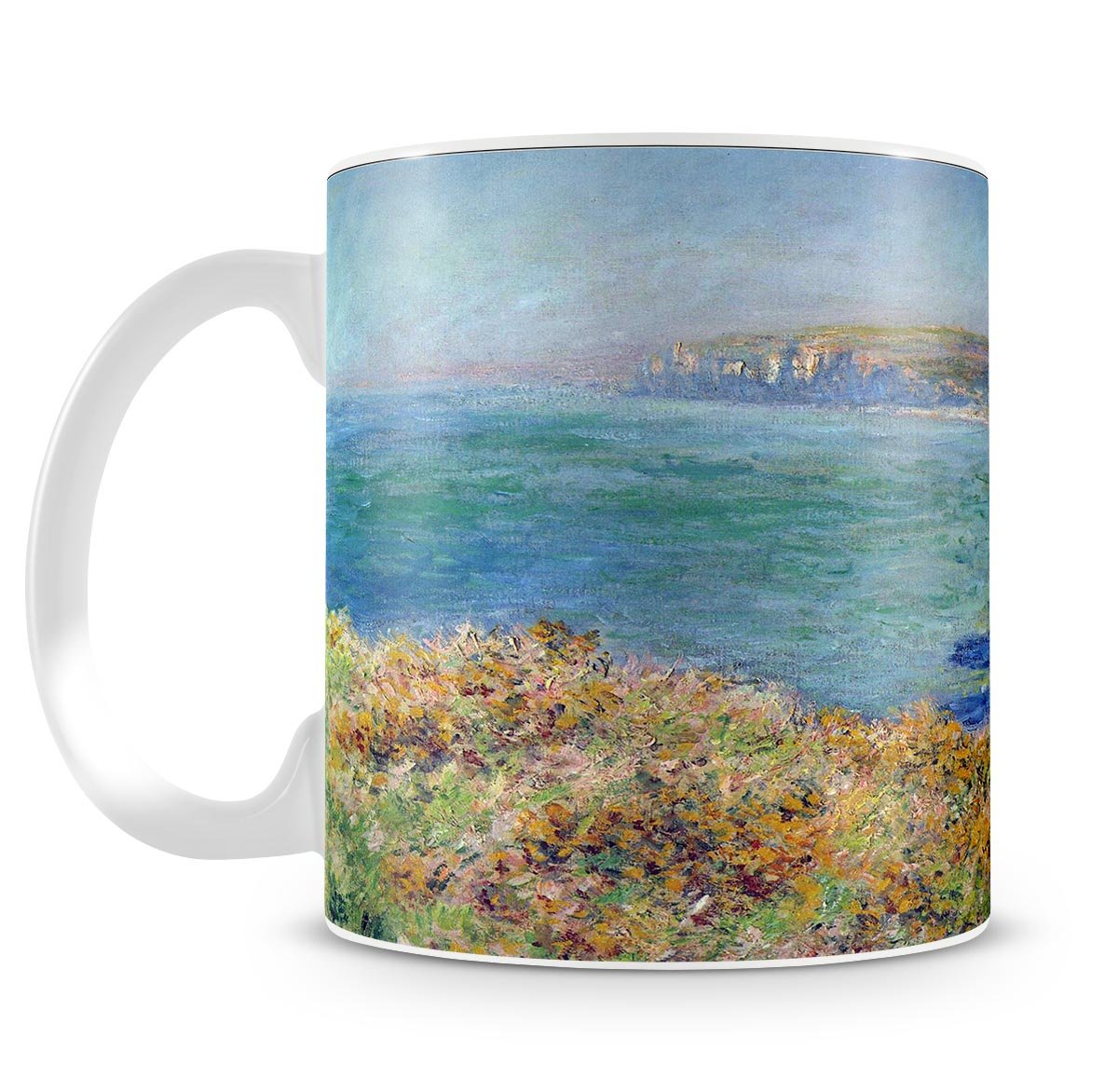 Cliffs at Varengeville by Monet Mug - Canvas Art Rocks - 4