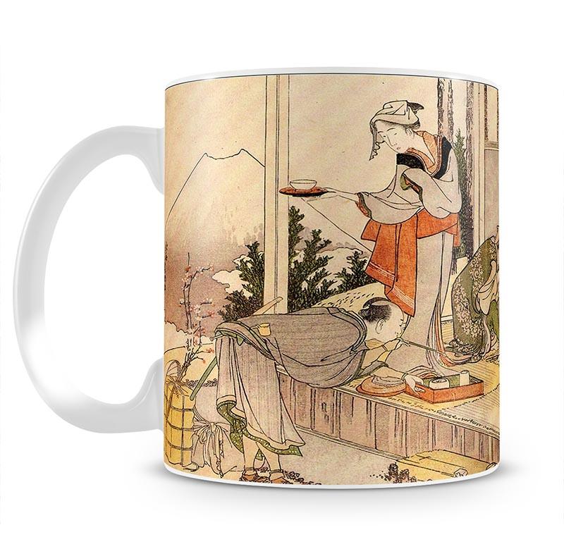 Close to mount Fuji by Hokusai Mug - Canvas Art Rocks - 2