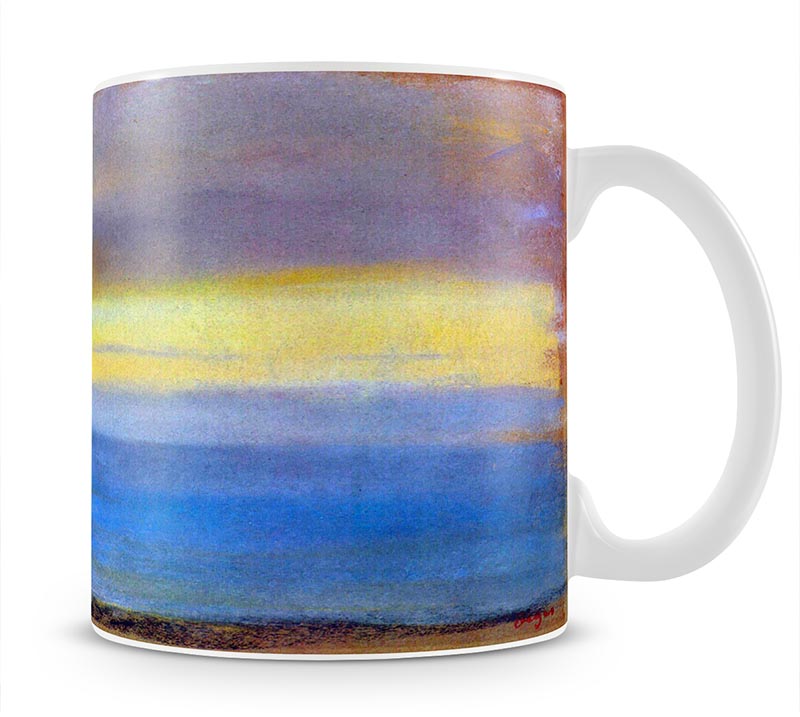 Coastal strip at sunset by Degas Mug - Canvas Art Rocks - 1