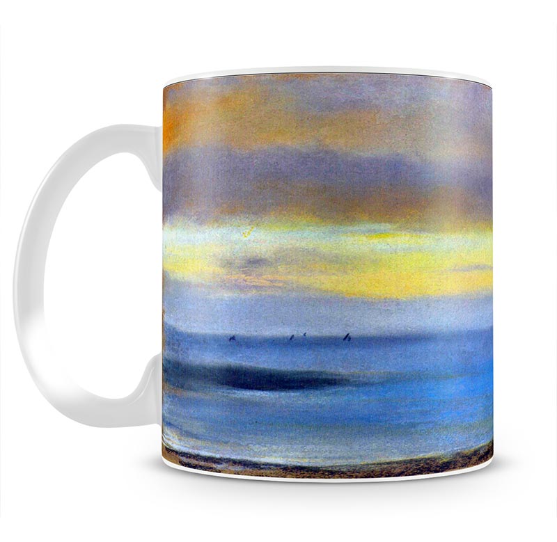 Coastal strip at sunset by Degas Mug - Canvas Art Rocks - 1