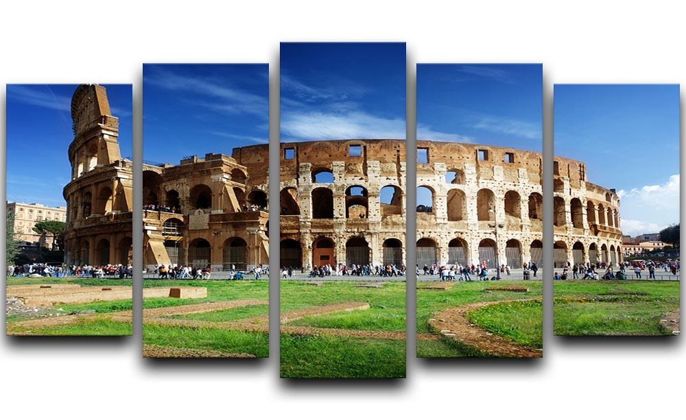 Colosseum in Rome Italy 5 Split Panel Canvas - Canvas Art Rocks - 1