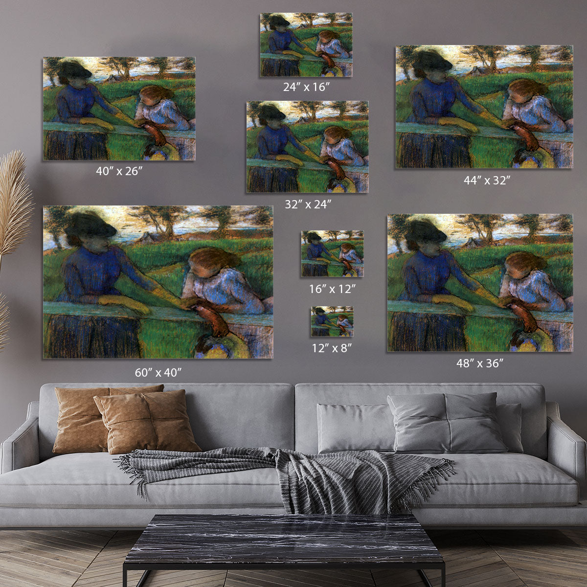 Conversation by Degas Canvas Print or Poster - Canvas Art Rocks - 7