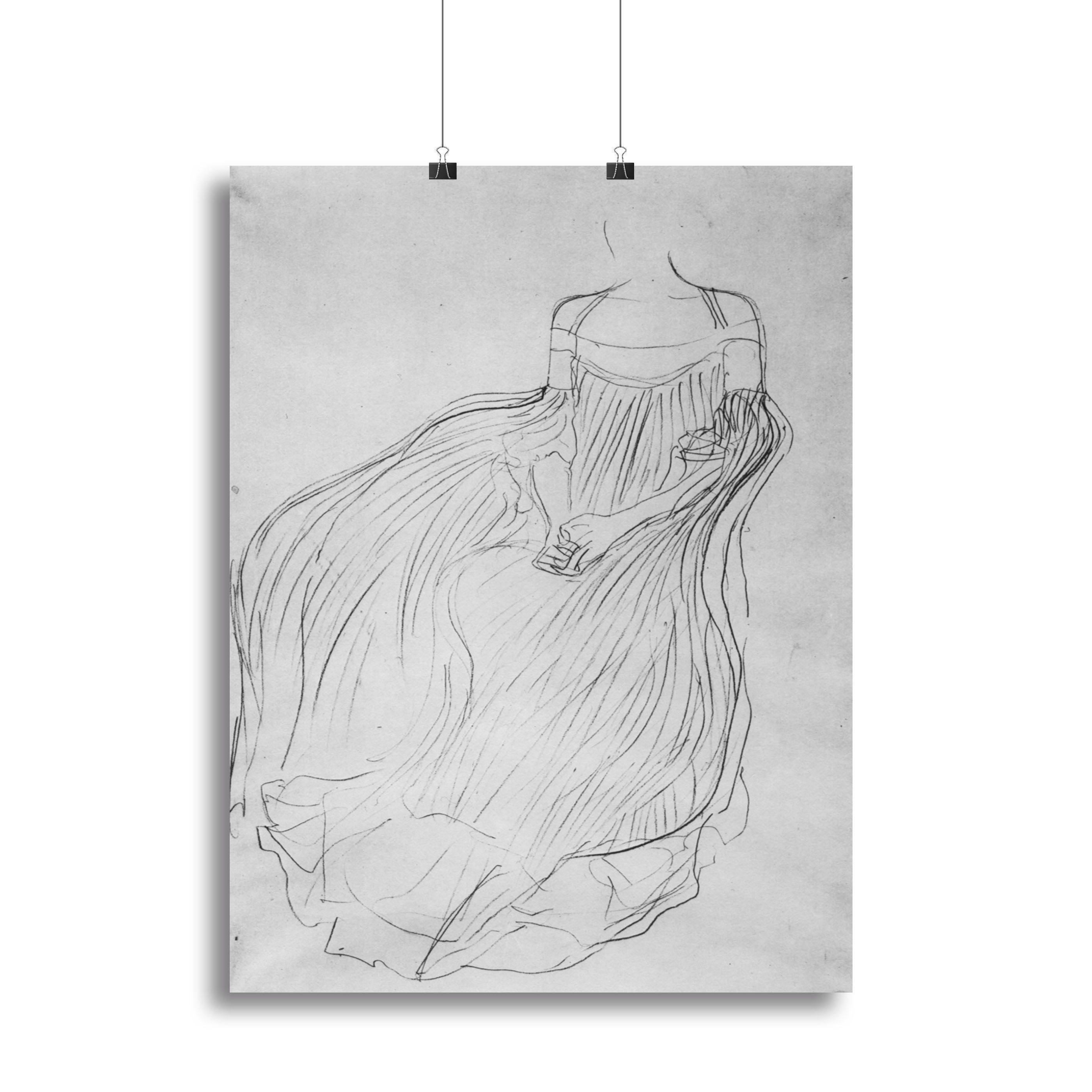 Costume study by Klimt Canvas Print or Poster - Canvas Art Rocks - 2