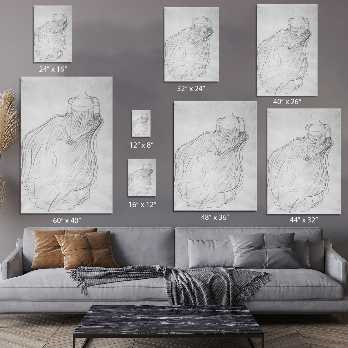 Costume study by Klimt Canvas Print or Poster - Canvas Art Rocks - 7