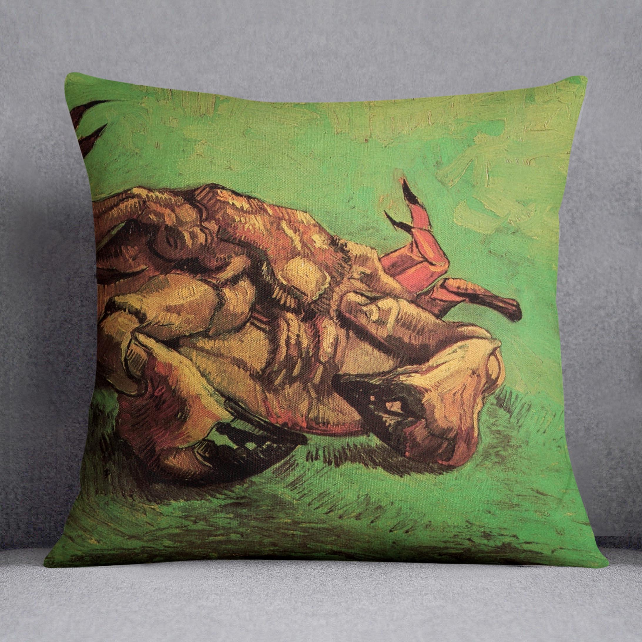 Crab on Its Back by Van Gogh Cushion