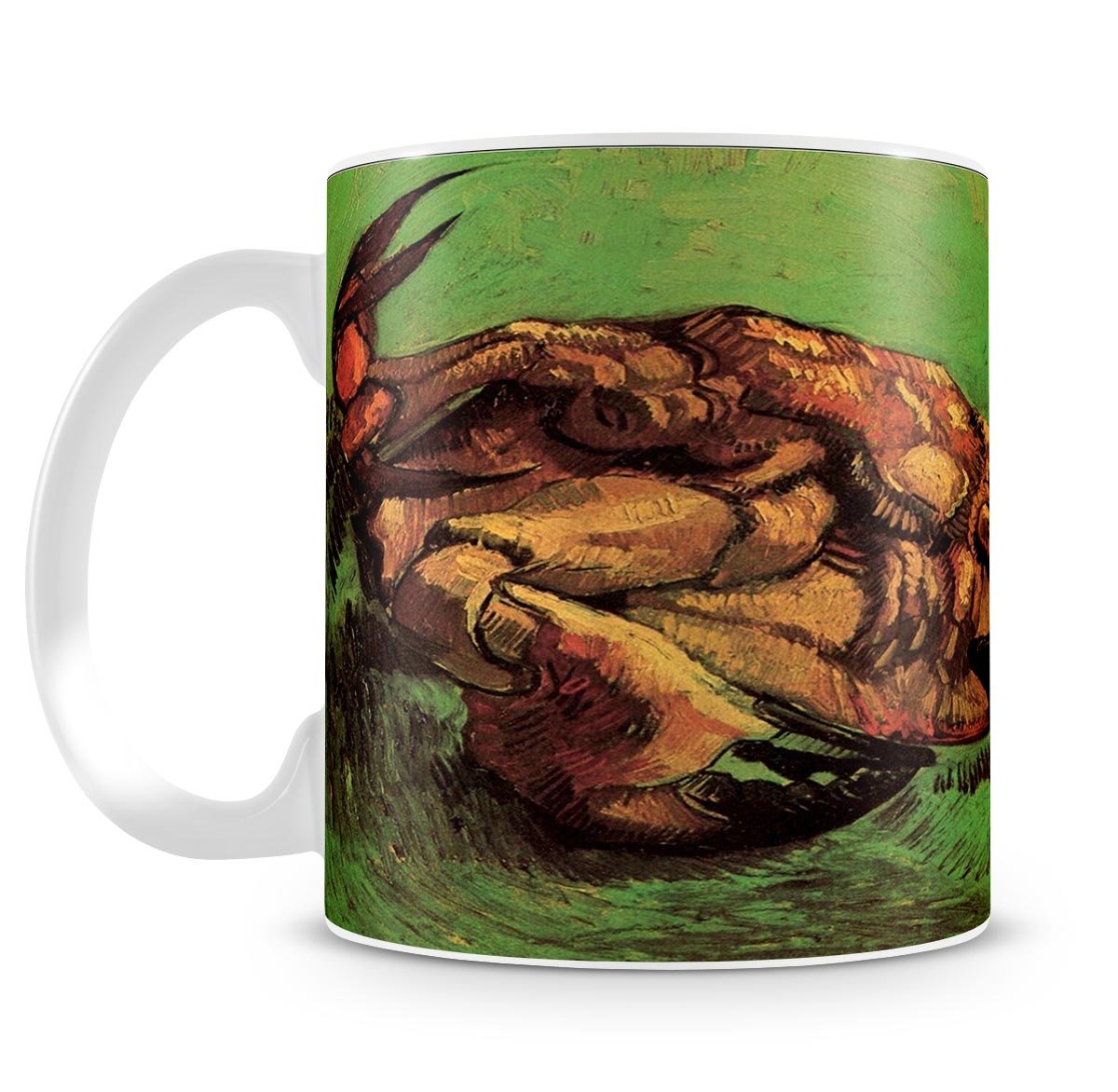 Crab on Its Back by Van Gogh Mug - Canvas Art Rocks - 4