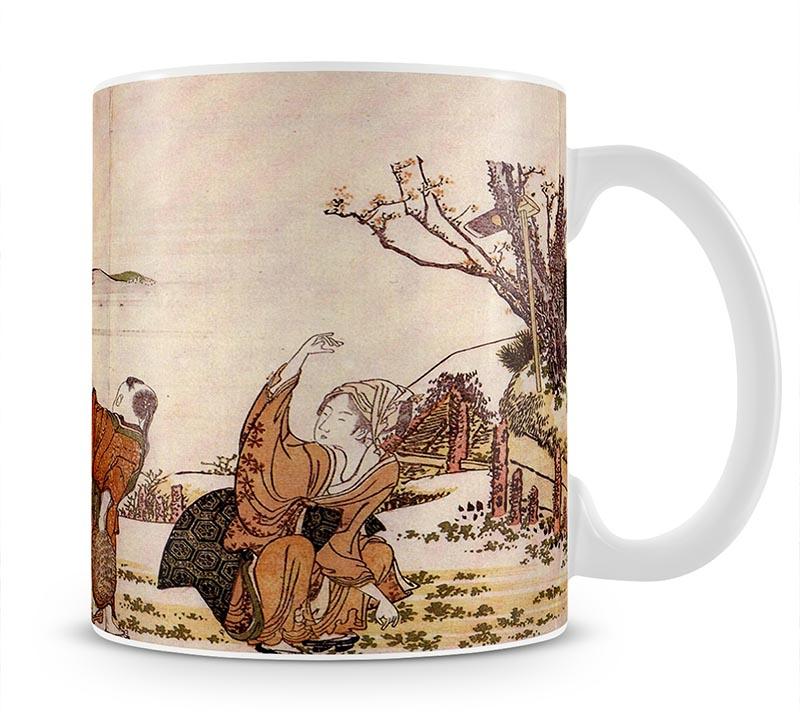 Crazy poetry by Hokusai Mug - Canvas Art Rocks - 1