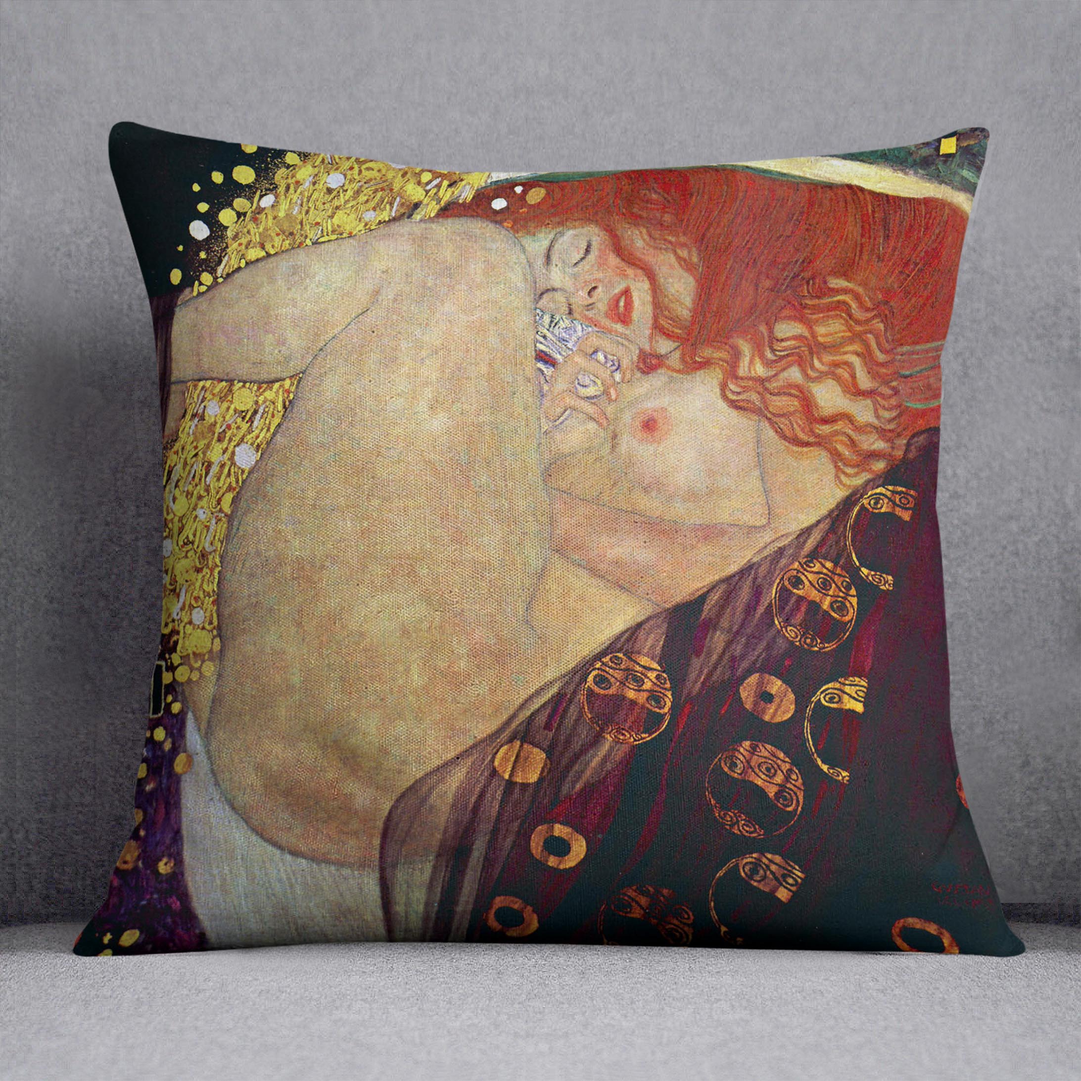 Danae by Klimt Cushion