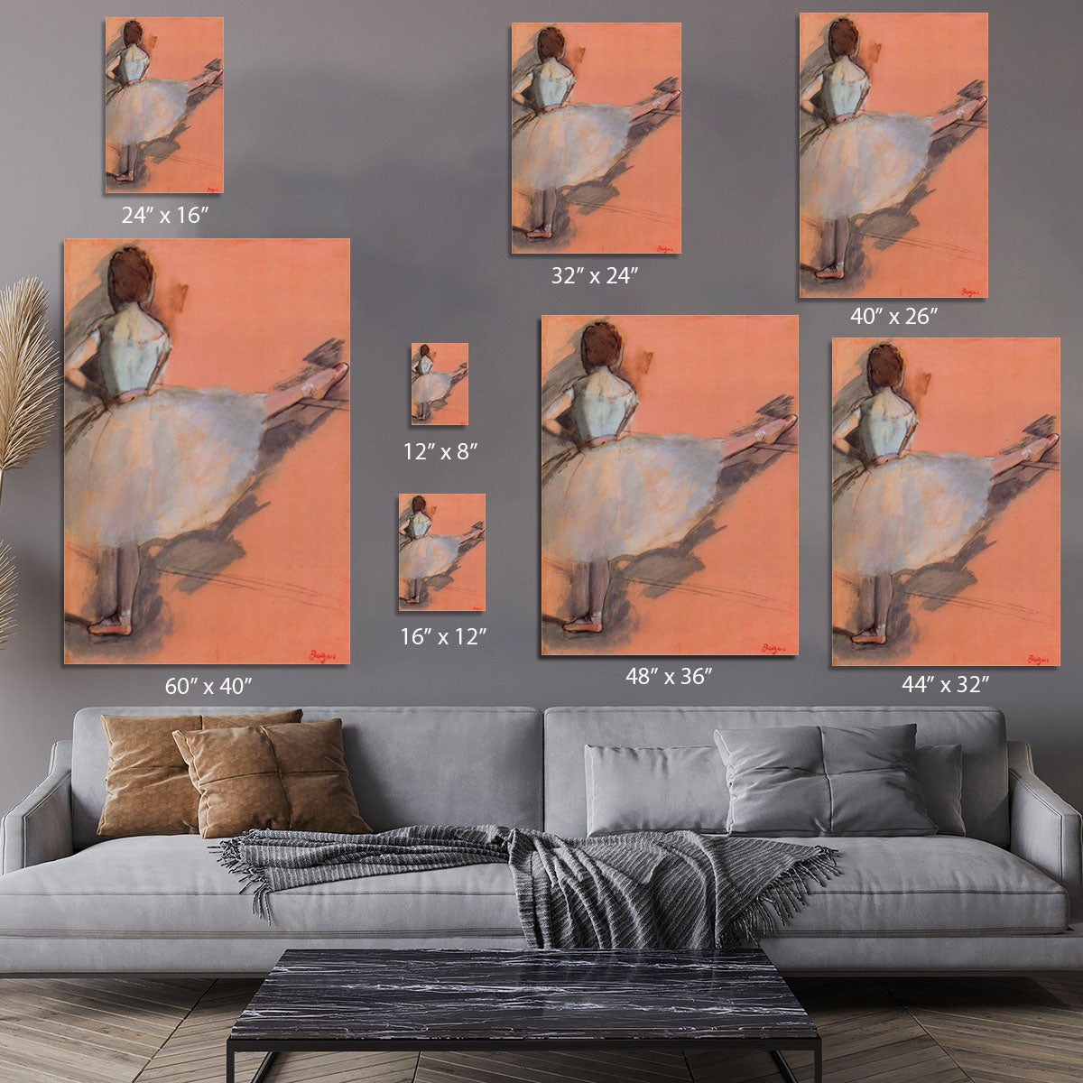 Dancer at the bar 1 by Degas Canvas Print or Poster - Canvas Art Rocks - 7