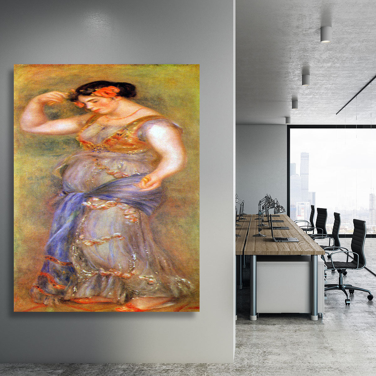 Dancer with castanets by Renoir Canvas Print or Poster - Canvas Art Rocks - 3