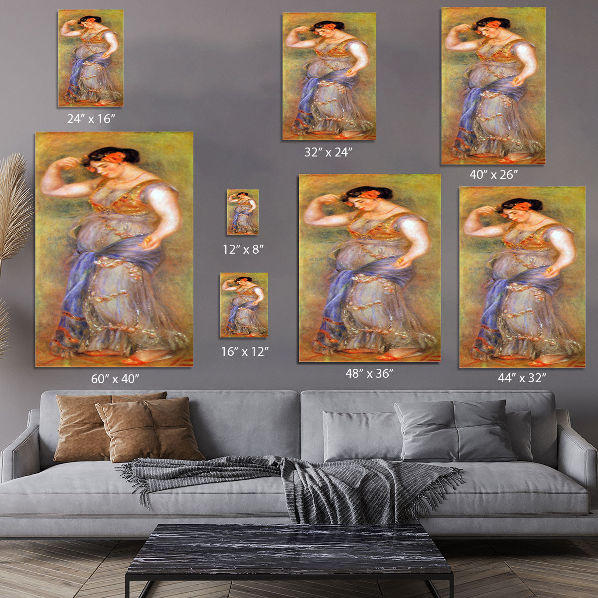 Dancer with castanets by Renoir Canvas Print or Poster - Canvas Art Rocks - 7