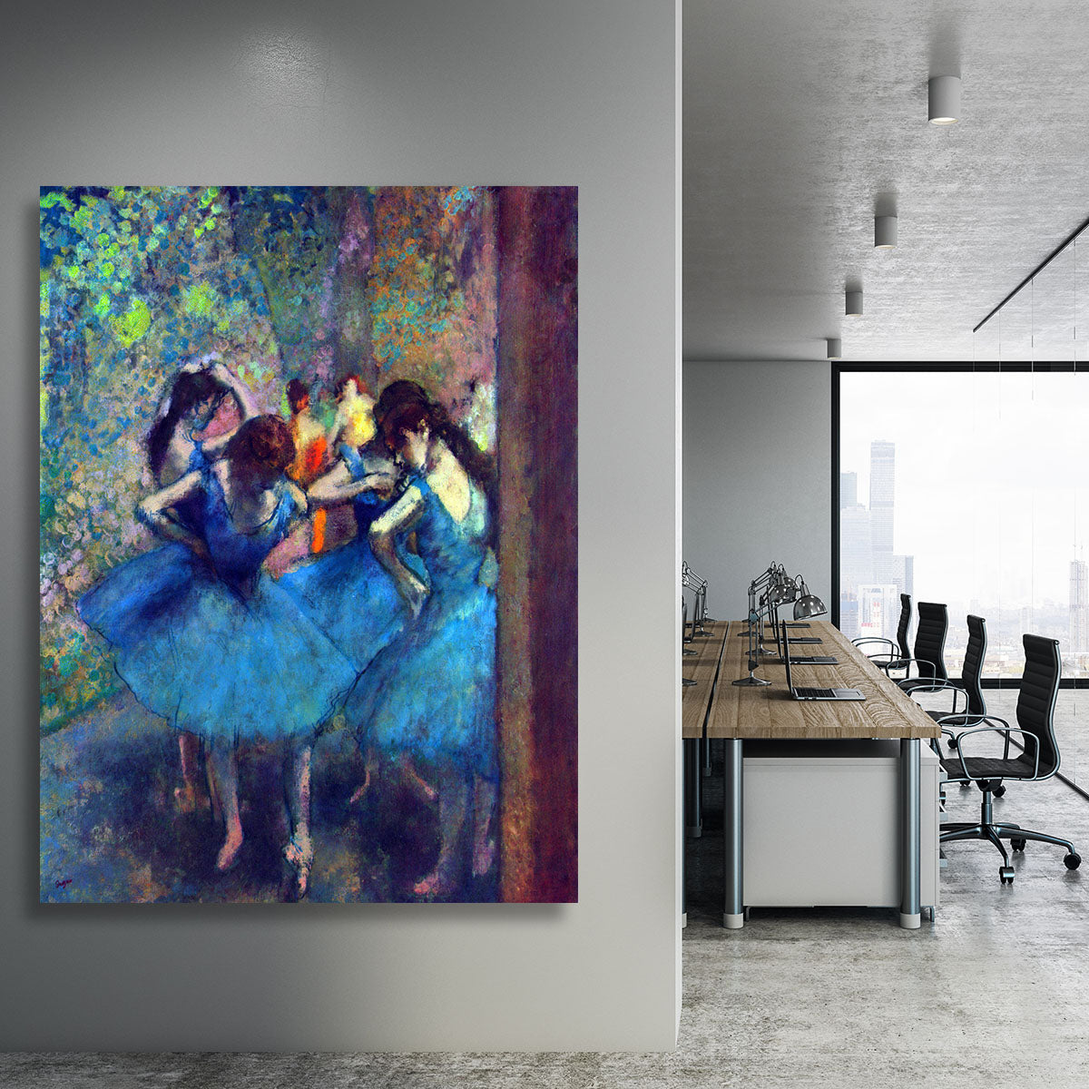 Dancers 1 by Degas Canvas Print or Poster - Canvas Art Rocks - 3