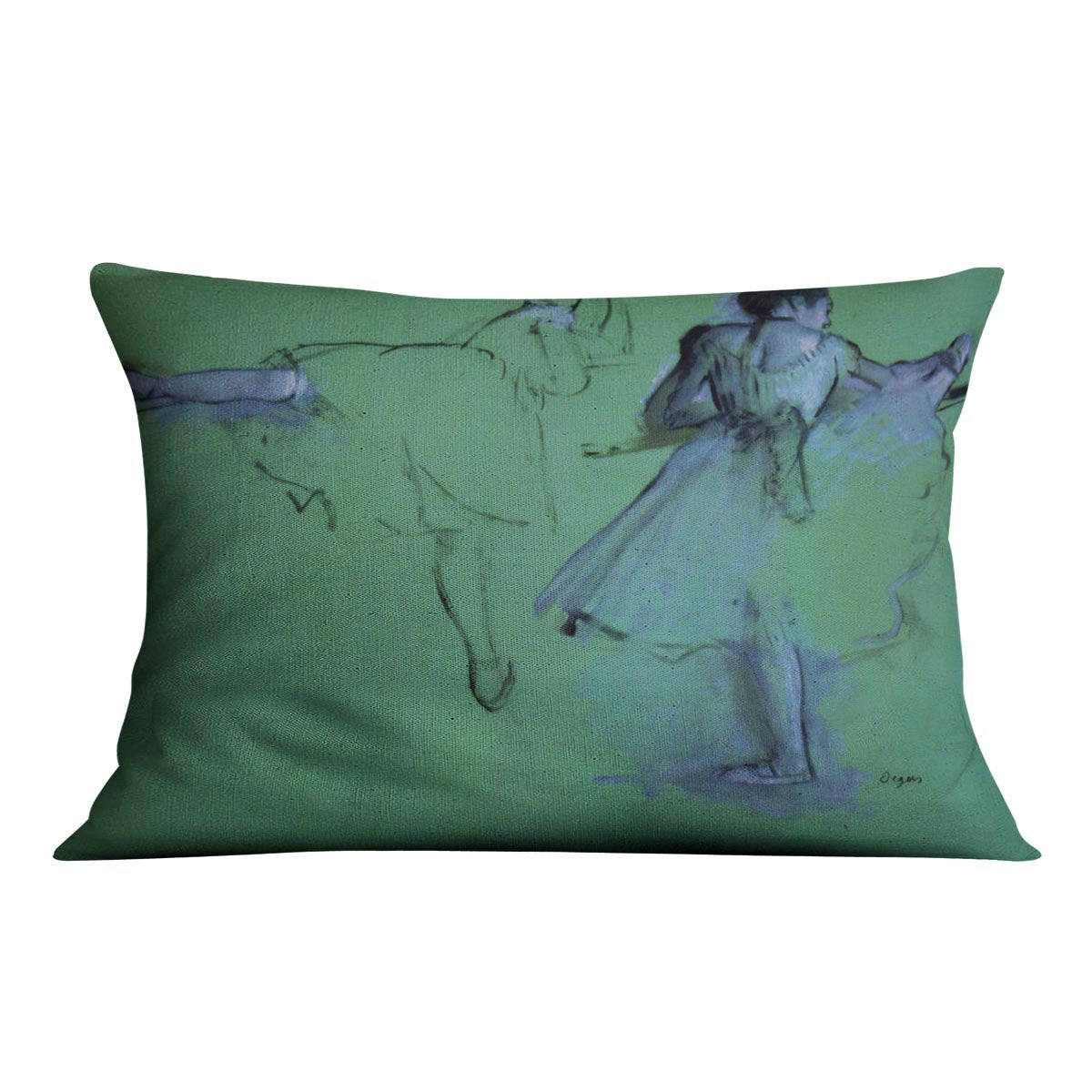 Dancers at the bar 2 by Degas Cushion