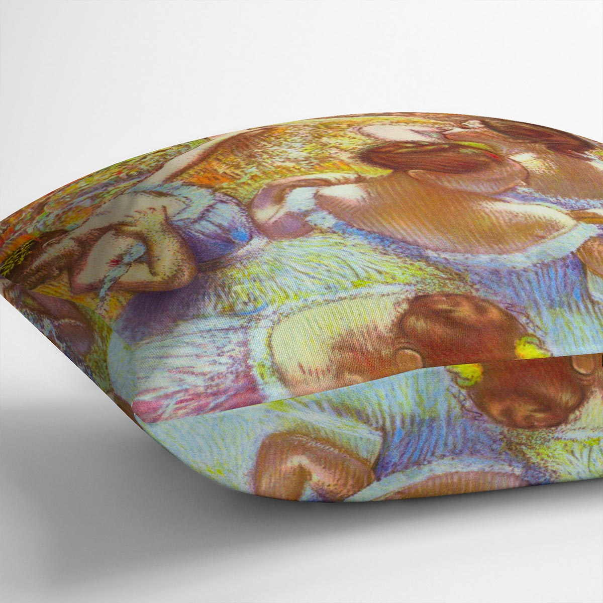 Dancers in blue by Degas Cushion