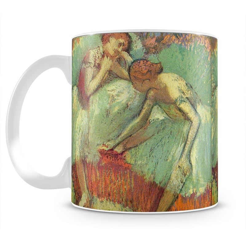 Dancers in green by Degas Mug - Canvas Art Rocks - 1